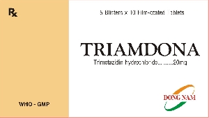 Triamdona (TRimetazidin hydroclorid 20mg, ViÃªn Bao Phim)